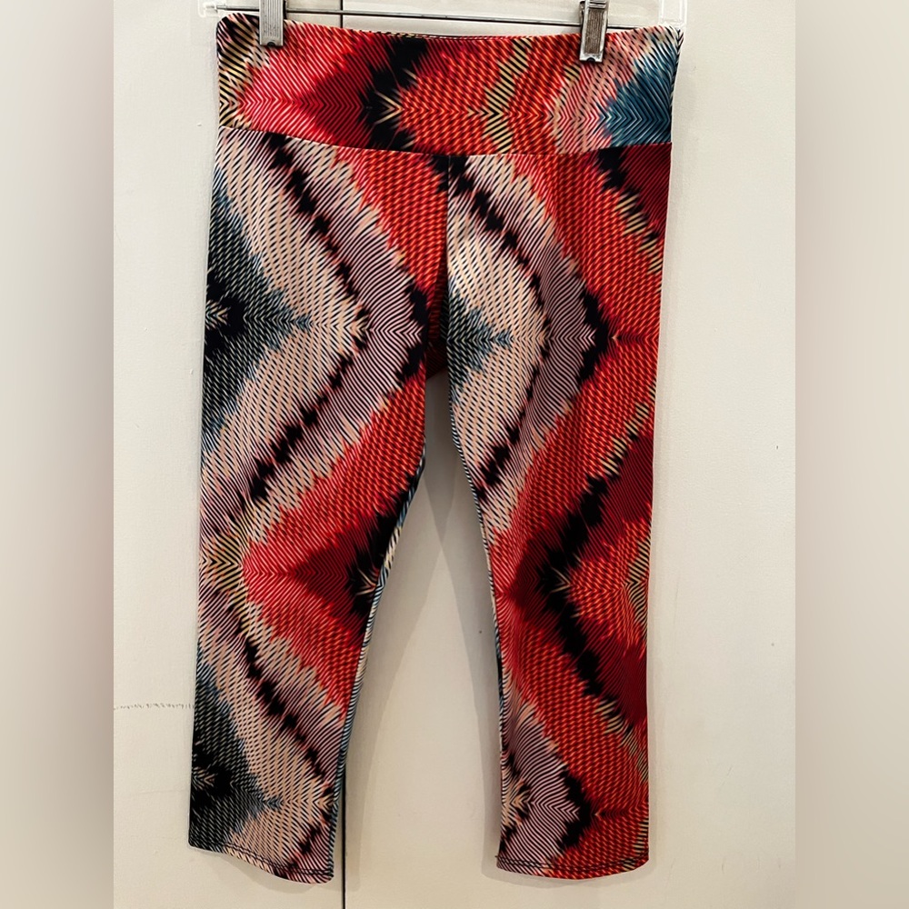 Onzi Multi Colored Pattern Leggings - image 2